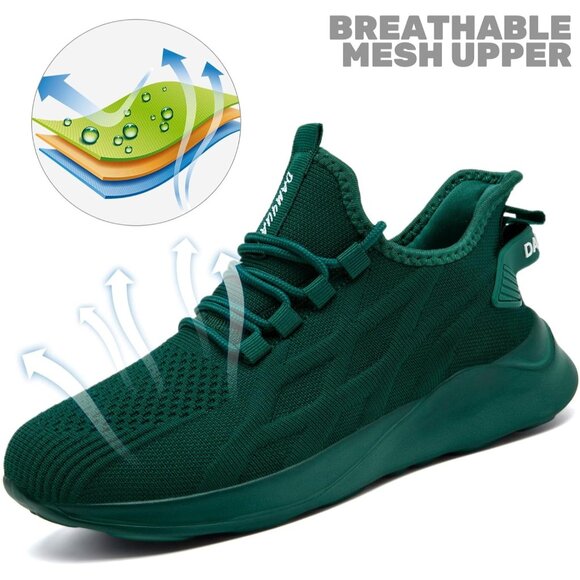 Brand New Women Dark Green Ethylene Vinyl Acetate ZMBCYG Running Sneakers - Picture 2 of 9